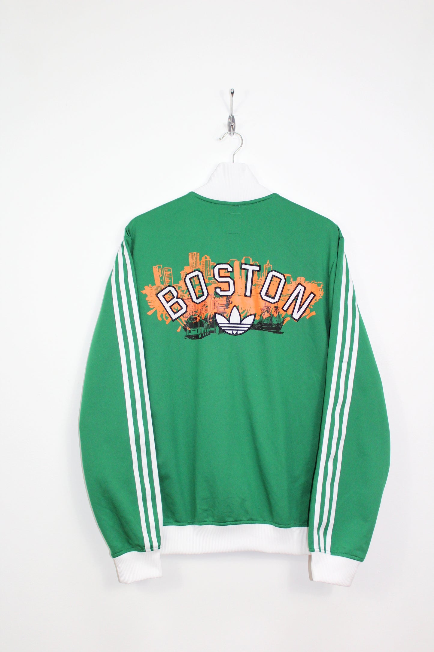 ADIDAS ORIGINALS BOSTON CELTICS TRACKSUIT TOP JACKET LARGE