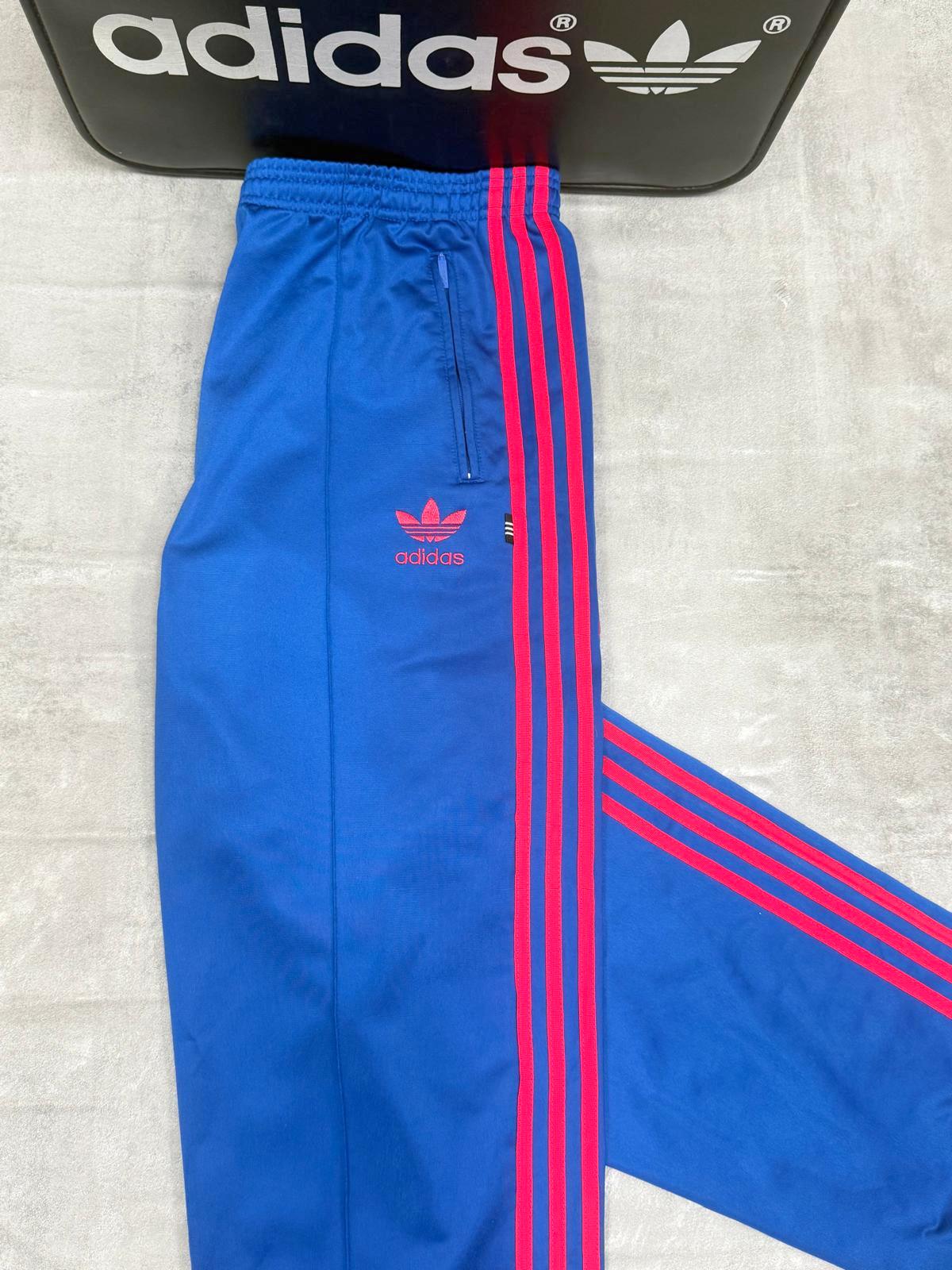 ADIDAS FIREBIRD 80'S VINTAGE TRACKSUIT BOTTOMS D5 MEDIUM