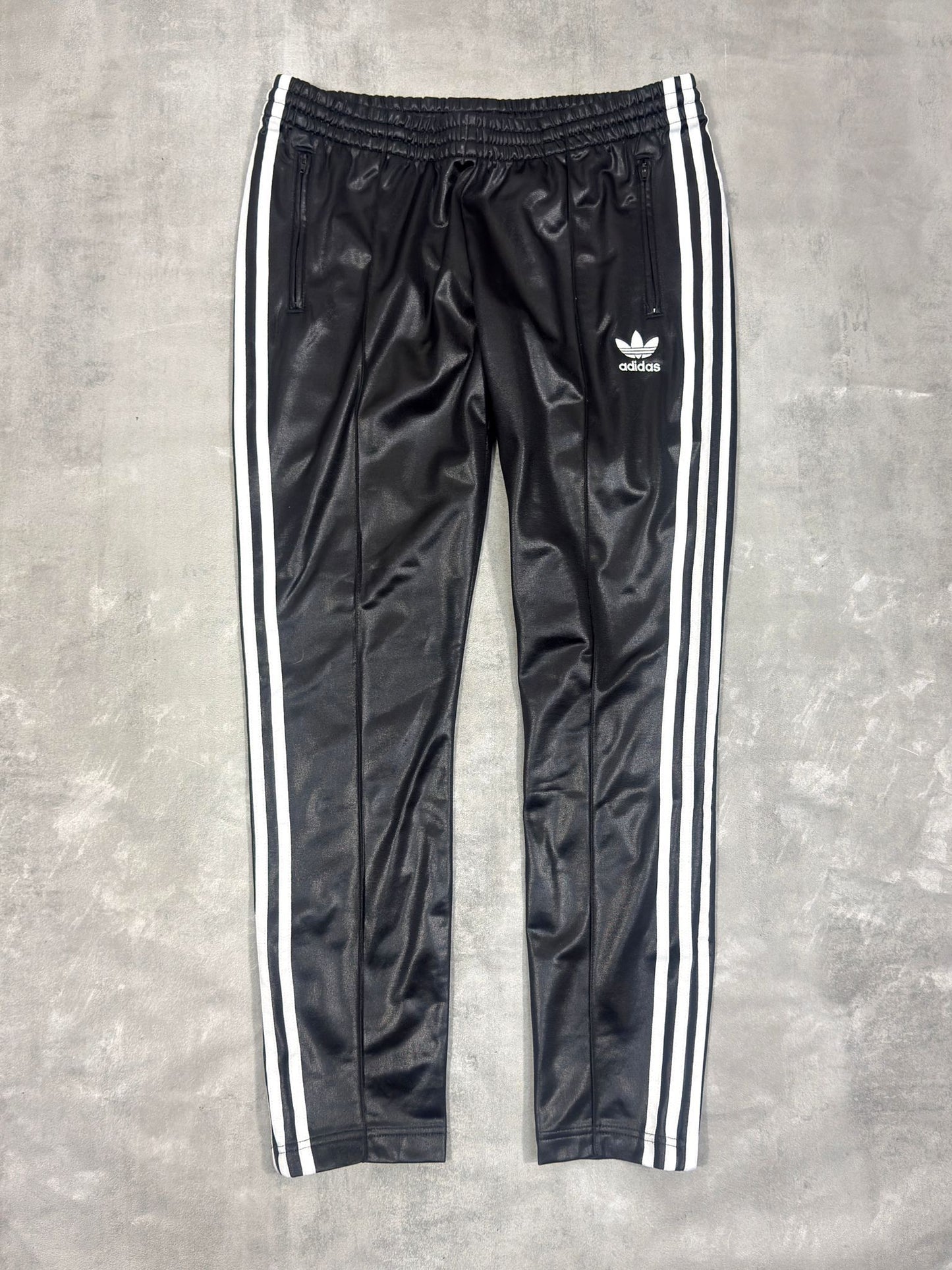 ADIDAS ORIGINALS SHINY SUPERSTAR TRACKSUIT BOTTOMS MEDIUM UK 14