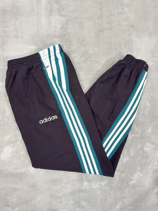 ADIDAS 90'S VINTAGE RIBBED TRACKSUIT BOTTOMS D8 XL
