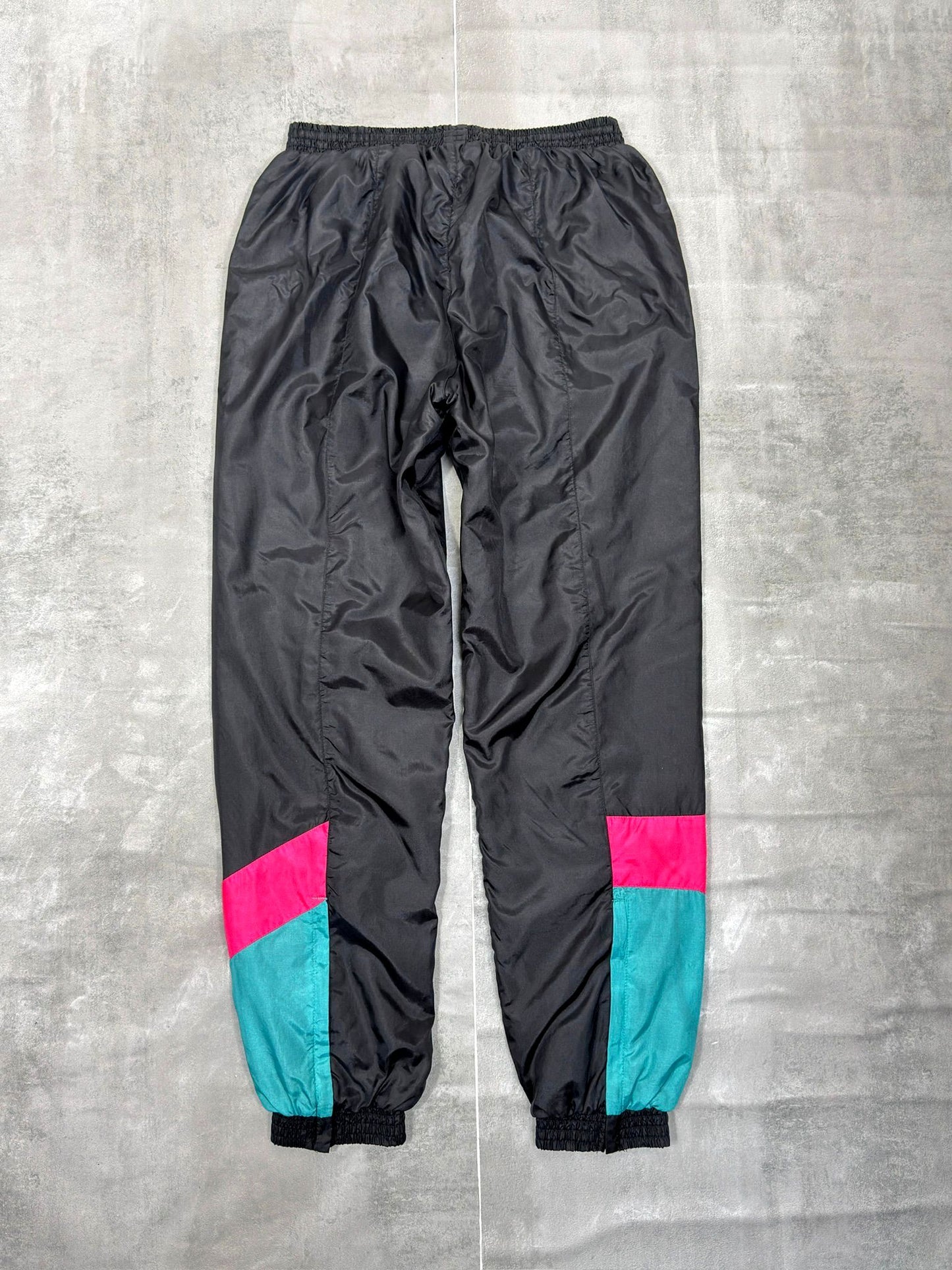 NIKE 90'S VINTAGE RIBBED TRACKSUIT BOTTOMS MEDIUM