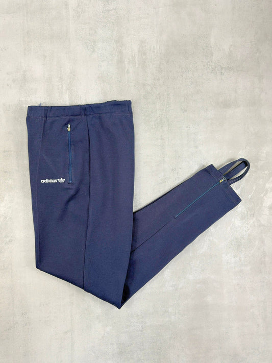 ADIDAS 80'S VINTAGE FIRST EUROPA RUNNING TRACKSUIT BOTTOMS MEDIUM