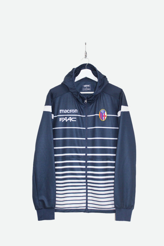 BOLOGNA 2015-16 MACRON HOODIE TRACKSUIT TOP JACKET LARGE