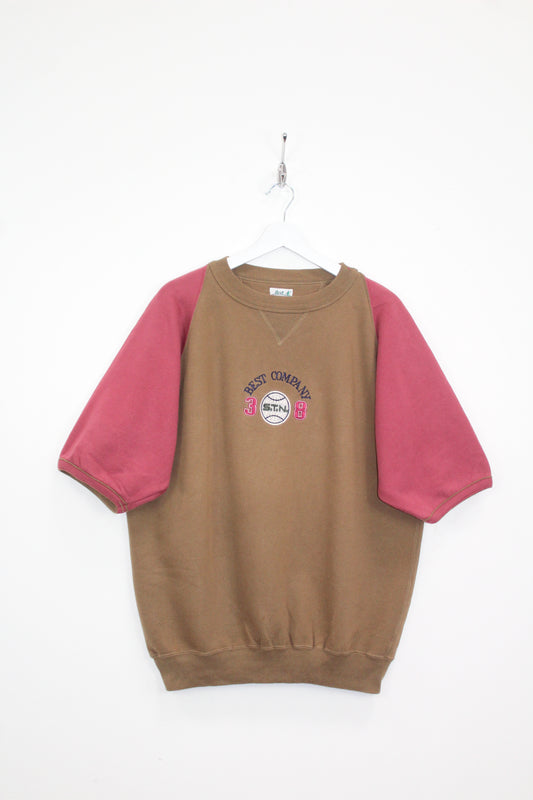 BEST COMPANY 80'S VINTAGE SHORT SLEEVES SWEATSHIRT XL