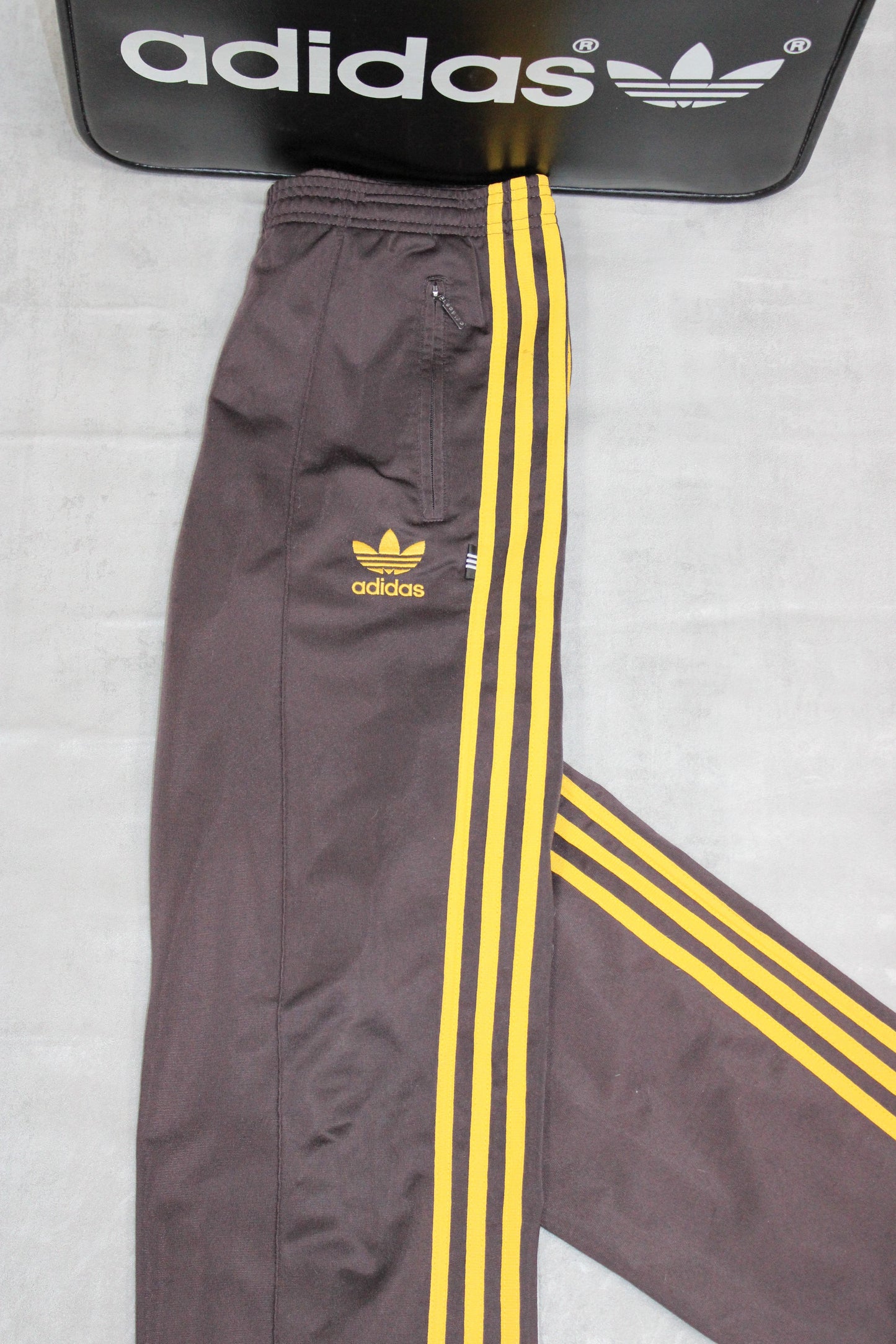 ADIDAS FIREBIRD 80'S VINTAGE TRACKSUIT BOTTOMS D2 SMALL