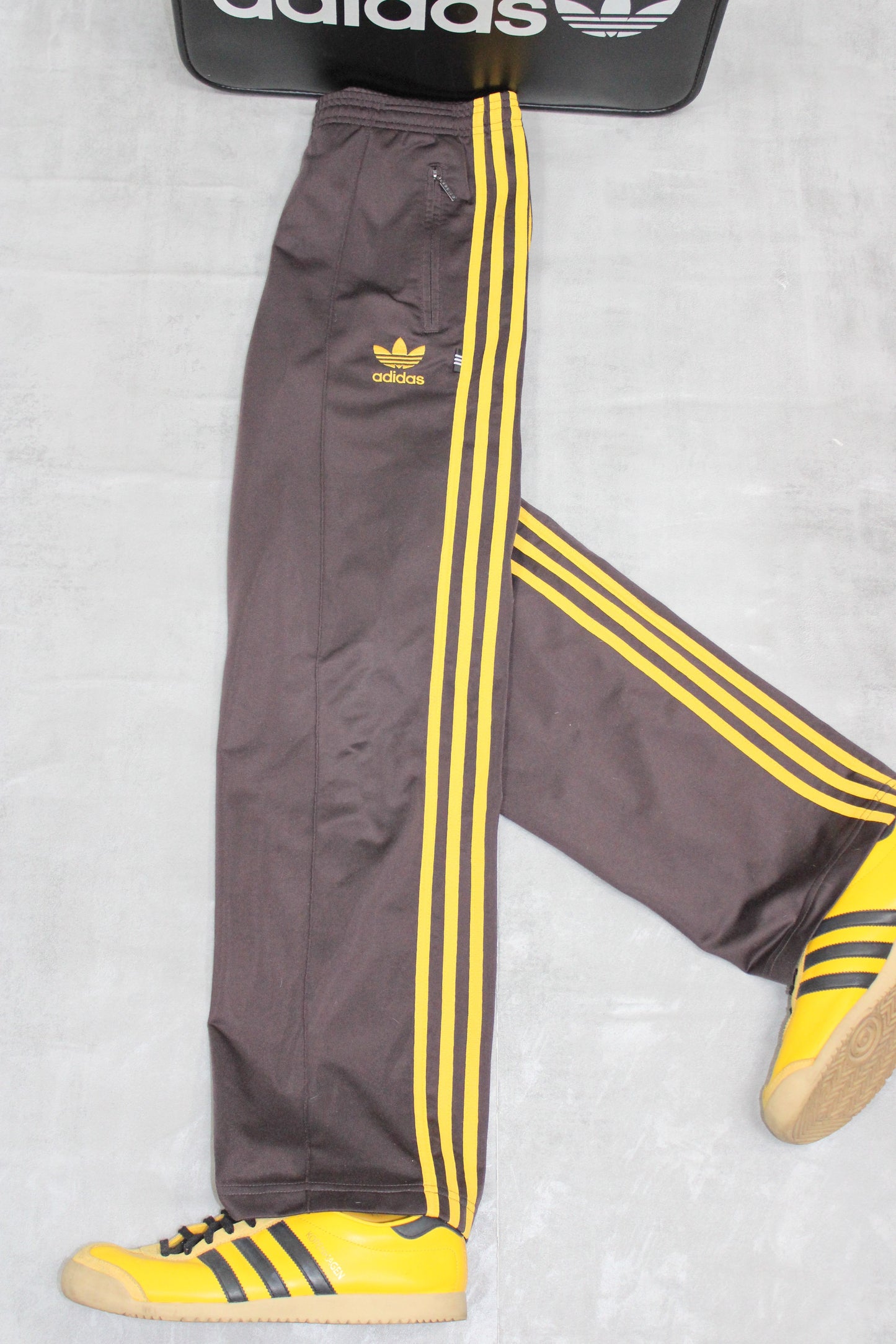 ADIDAS FIREBIRD 80'S VINTAGE TRACKSUIT BOTTOMS D2 SMALL