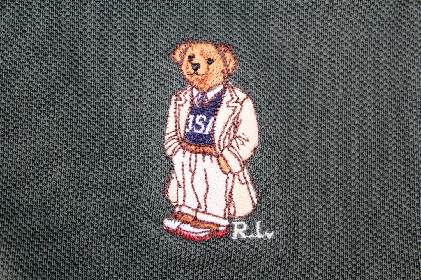 POLO RALPH LAUREN POLO BEAR 90'S VINTAGE POLO SHIRT LARGE