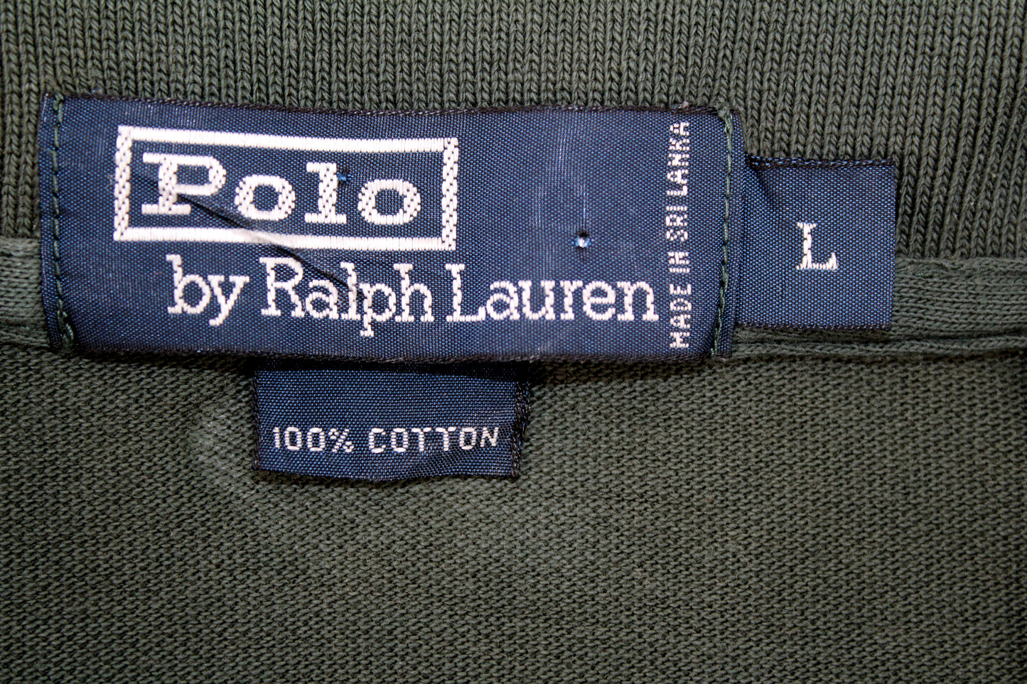 POLO RALPH LAUREN POLO BEAR 90'S VINTAGE POLO SHIRT LARGE