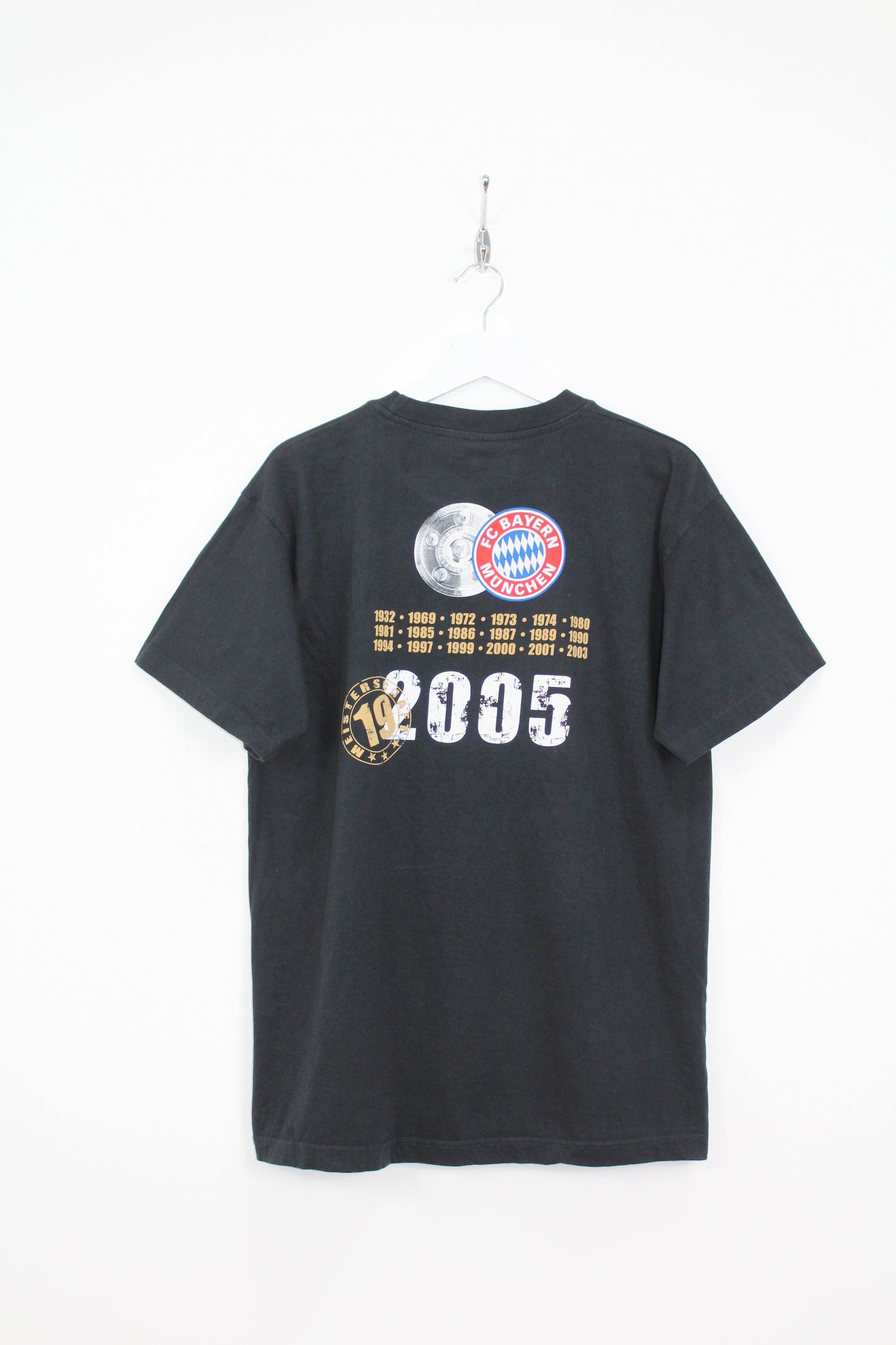 BAYERN MUNICH 2005 VINTAGE BUNDESLIGA CHAMPION T-SHIRT MEDIUM