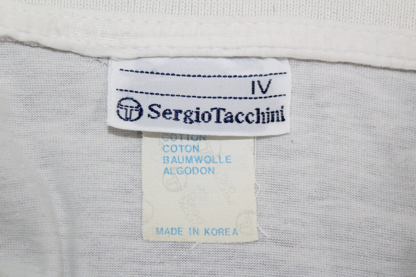 SERGIO TACCHINI 90'S VINTAGE PAT CASH TENNIS POLO SHIRT MEDIUM