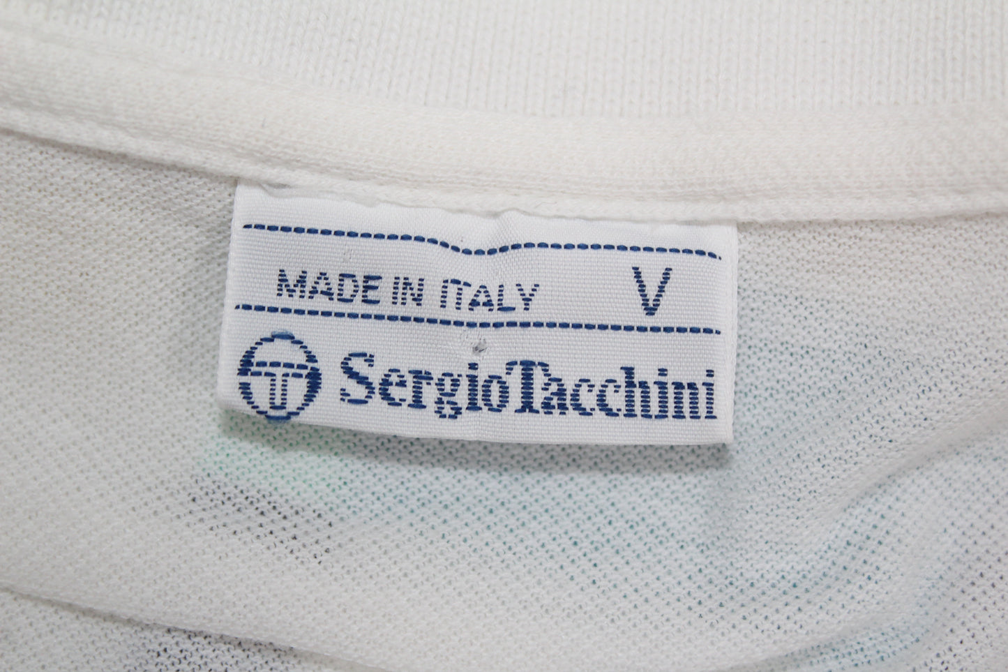 SERGIO TACCHINI 90'S VINTAGE CAMPORESE TENNIS POLO SHIRT LARGE