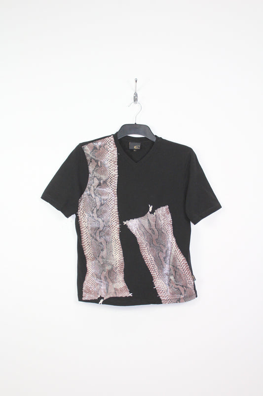 JUST CAVALLI VINTAGE JAPANESE SNAKE PRINT T-SHIRT XL