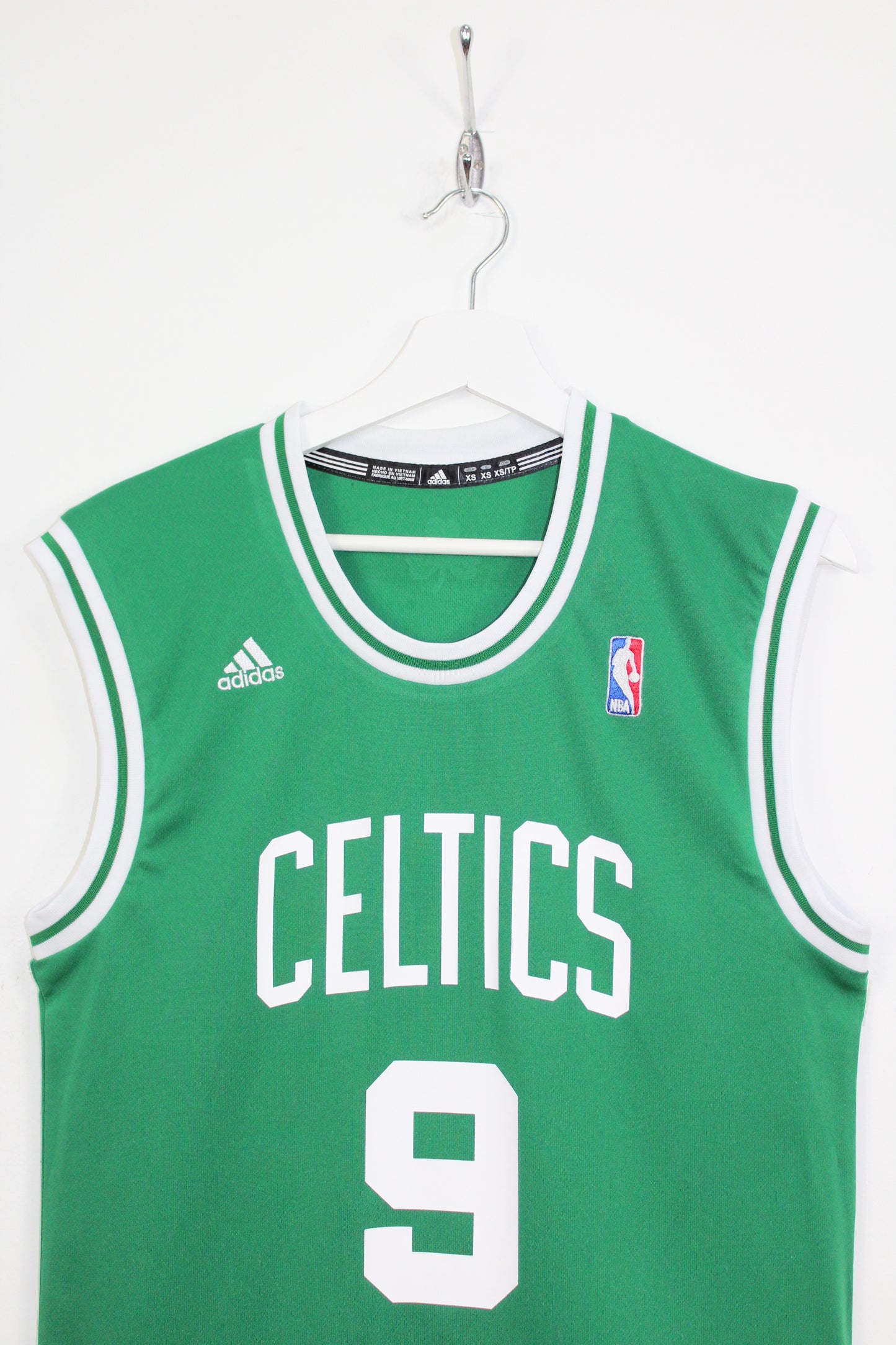 ADIDAS BOSTON CELTICS 2014 #9 RONDO NBA SWINGMAN JERSEY XS