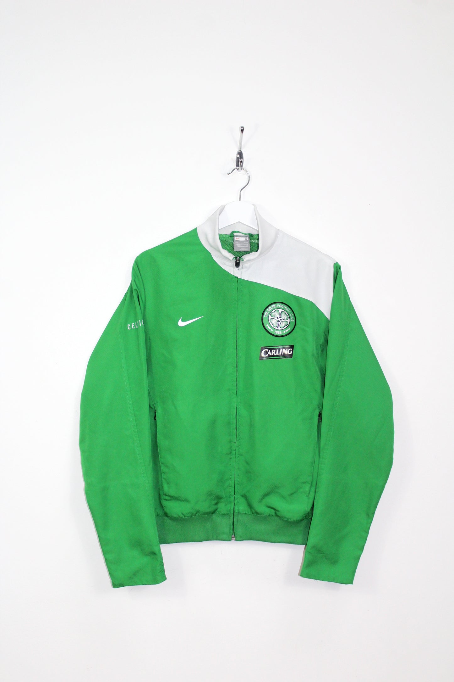 NIKE CELTIC 2008-09 TRACKSUIT TOP JACKET SMALL