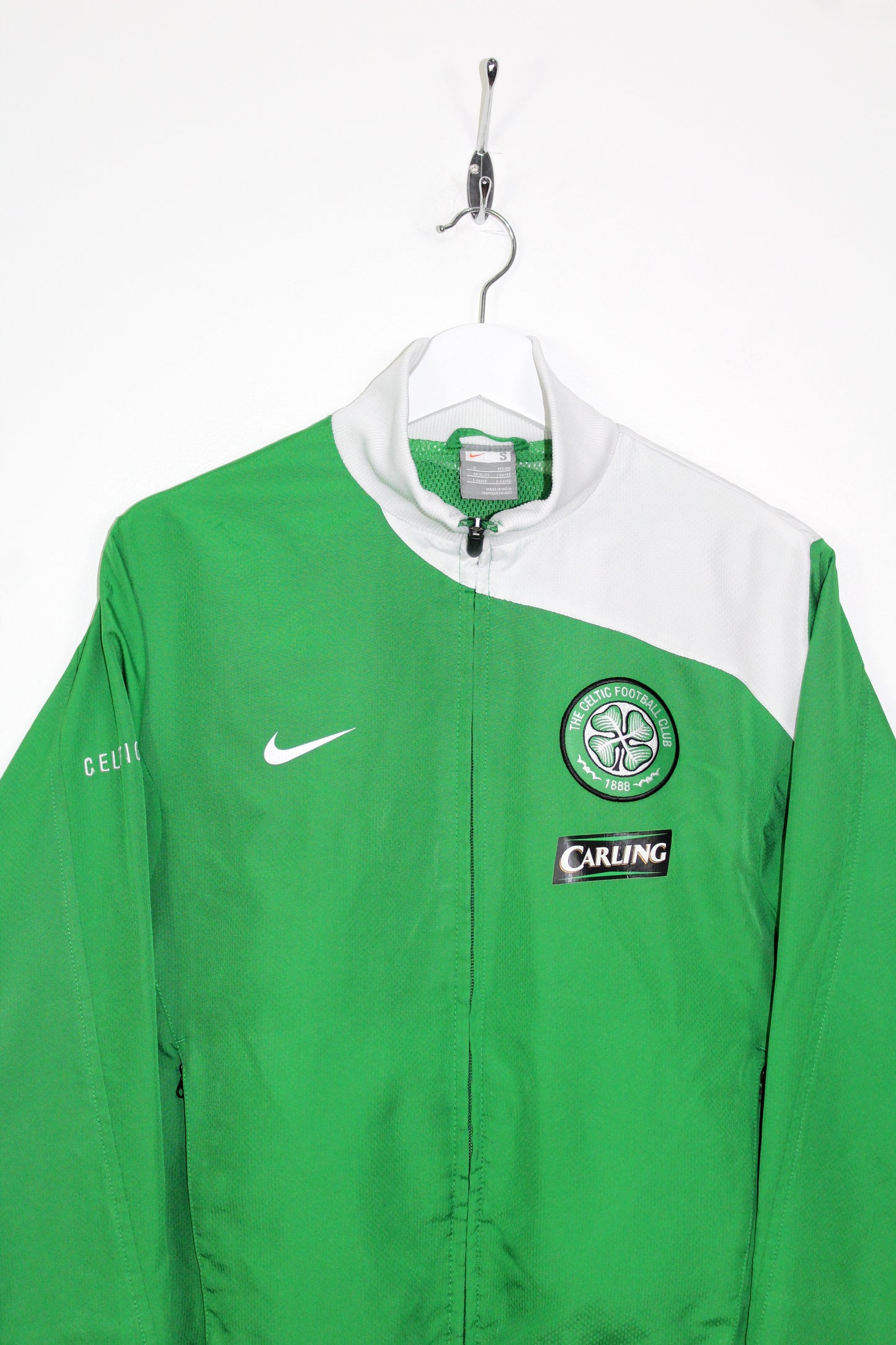 NIKE CELTIC 2008-09 TRACKSUIT TOP JACKET SMALL