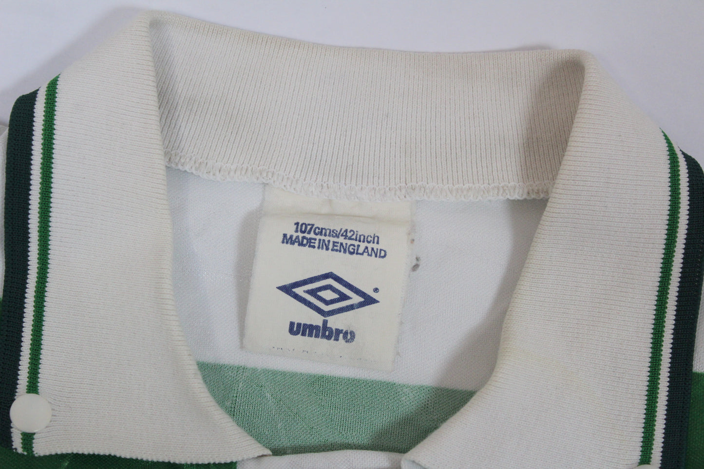 CELTIC GLASGOW 1989-1991 VINTAGE UMBRO HOME FOOTBALL SHIRT XL