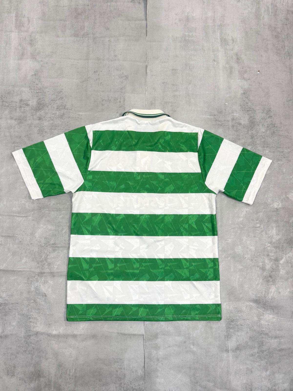VINTAGE CELTIC 1989-1991 UMBRO HOME FOOTBALL SHIRT MEDIUM
