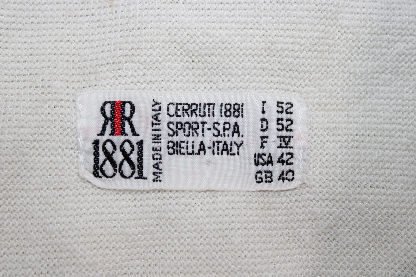 CERRUTI 1881 80'S VINTAGE STRIPED TENNIS VEST,GILET LARGE