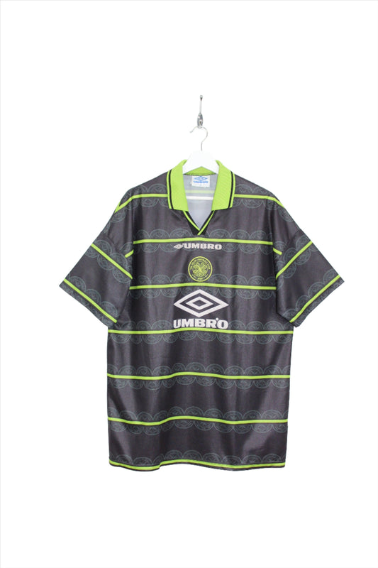 CELTIC 1998-99 UMBRO VINTAGE AWAY FOOTBALL SHIRT XL