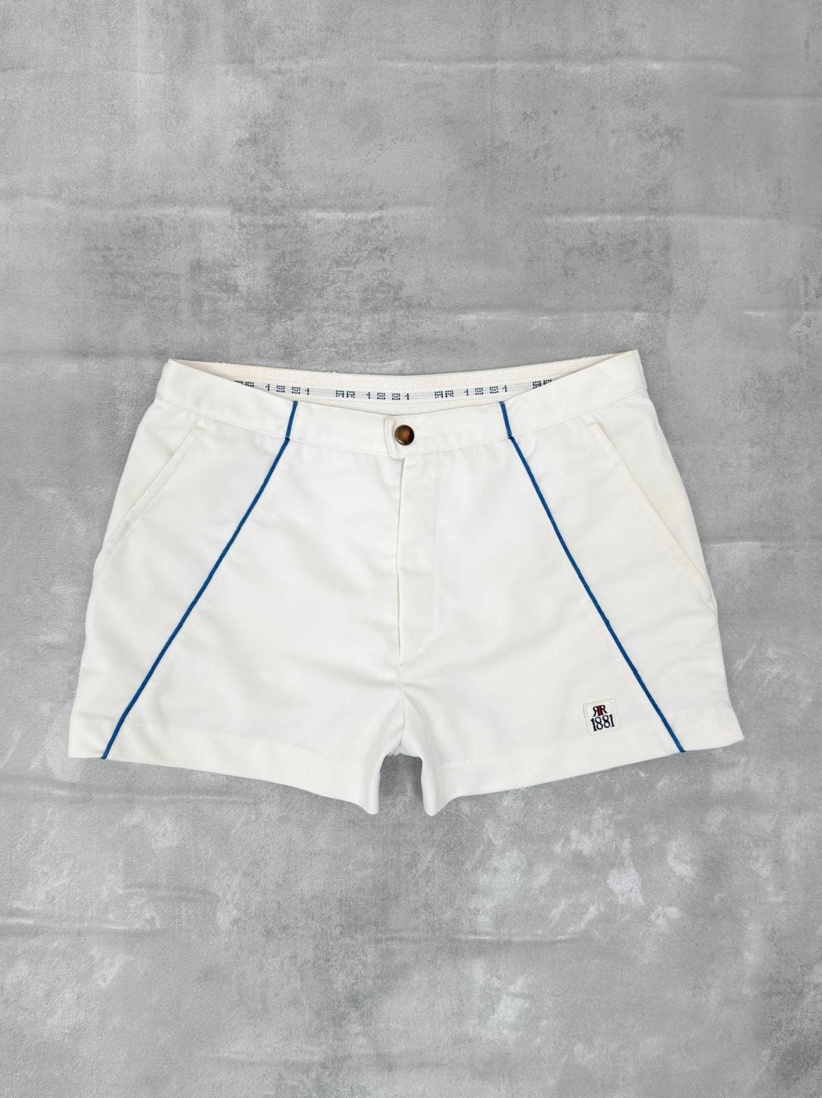 CERRUTI 1881 80'S VINTAGE JIMMY CONNORS WIMBLEDON 1981 TENNIS SHORTS SMALL
