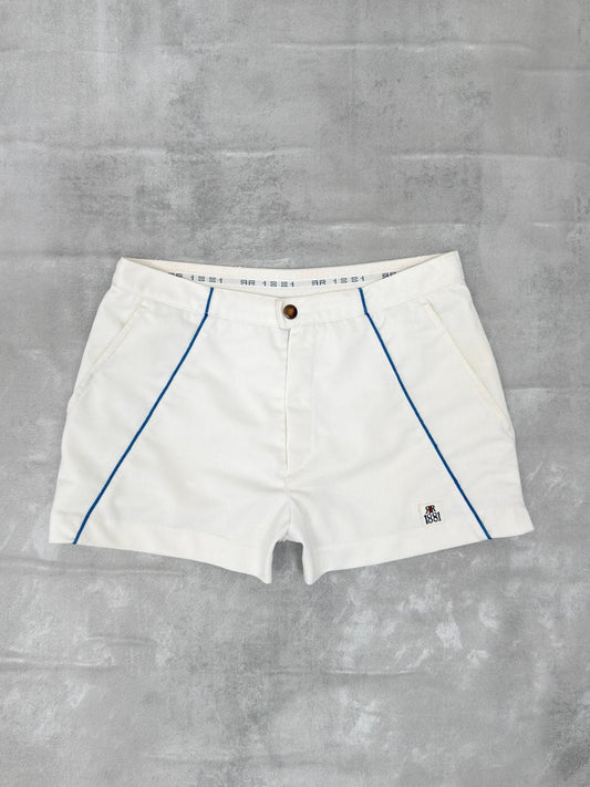 CERRUTI 1881 80'S VINTAGE JIMMY CONNORS WIMBLEDON 1981 TENNIS SHORTS SMALL