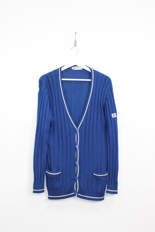 CERRUTI 1881 80'S VINTAGE JIMMY CONNORS 1982 TENNIS WOOL CARDIGAN LARGE