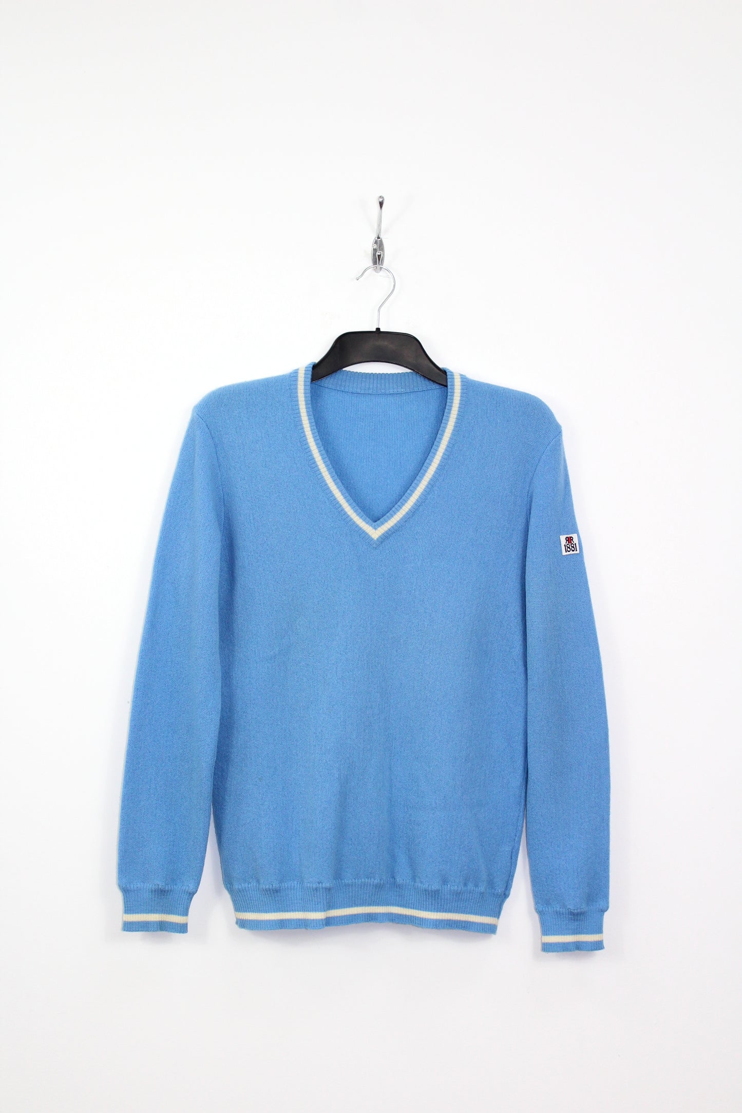 CERRUTI 1881 80'S VINTAGE JIMMY CONNORS TENNIS WOOL JUMPER MEDIUM