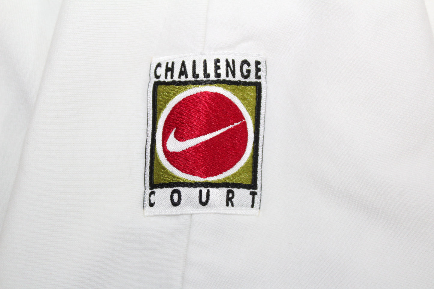 NIKE VINTAGE AGASSI CHALLENGE COURT WIMBLEDON 1994 TENNIS POLO SHIRT LARGE