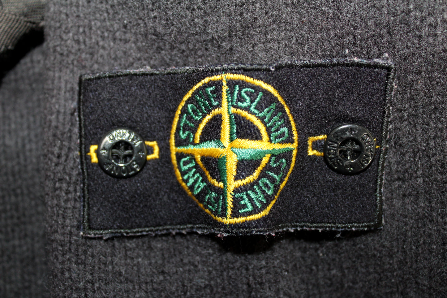 STONE ISLAND AW 2002 1/4 ZIP UP WOOL SWEATSHIRT MEDIUM