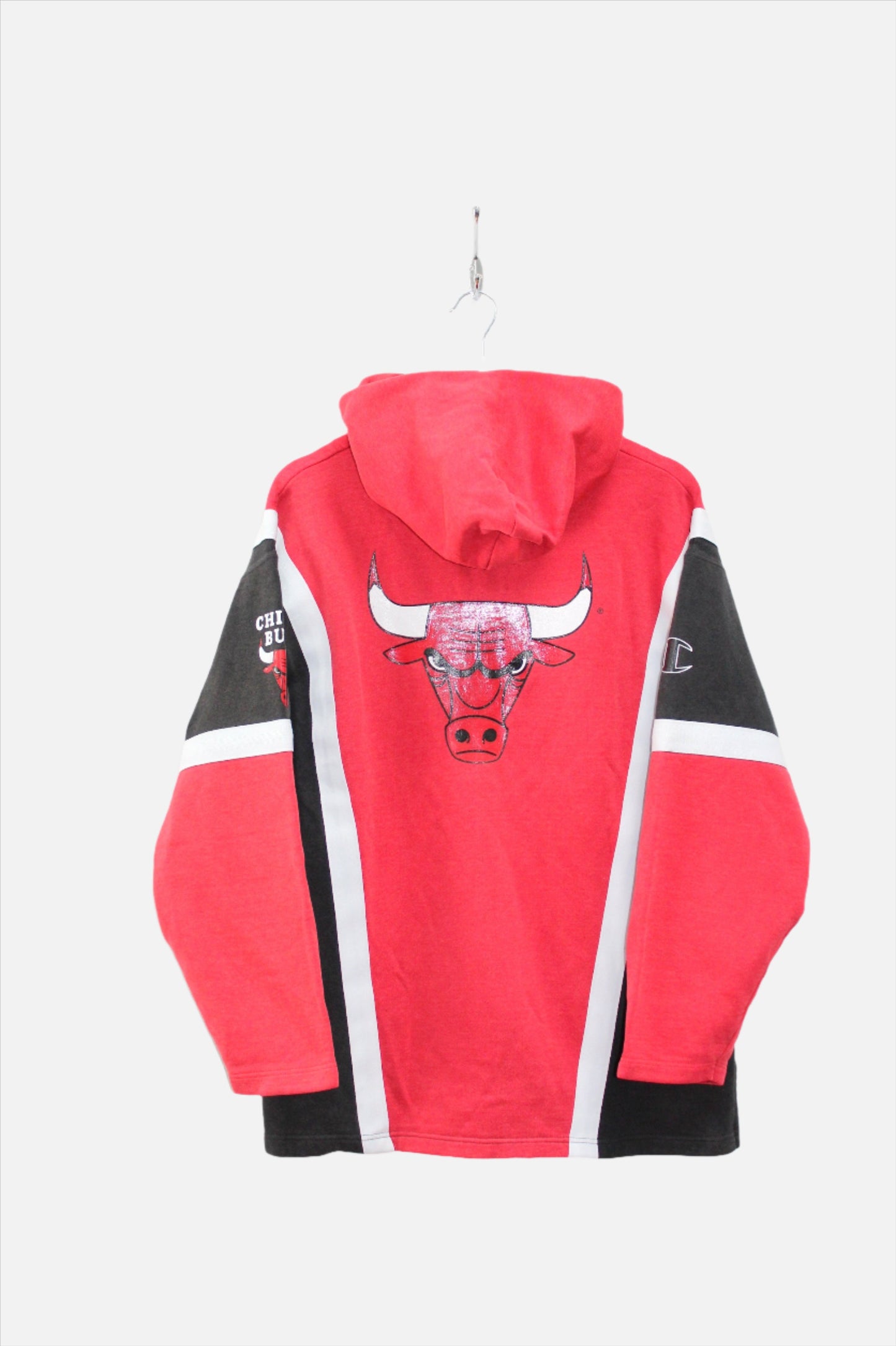 CHAMPION CHICAGO BULLS 90'S VINTAGE NBA HOODIE SWEATSHIRT MEDIUM