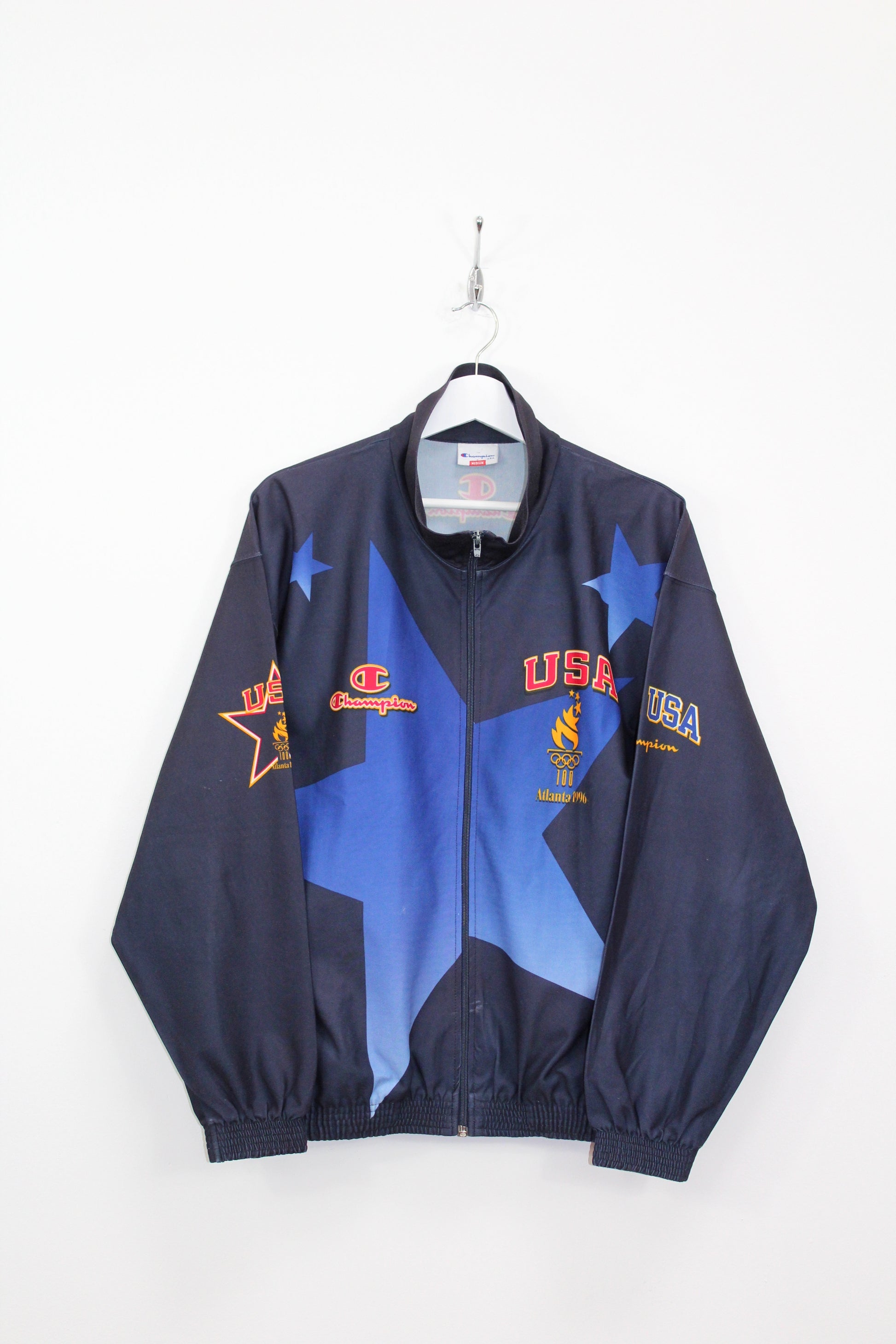 Usa Olympic Games Champion Olympic Jacket 1996 Size Xl Champion