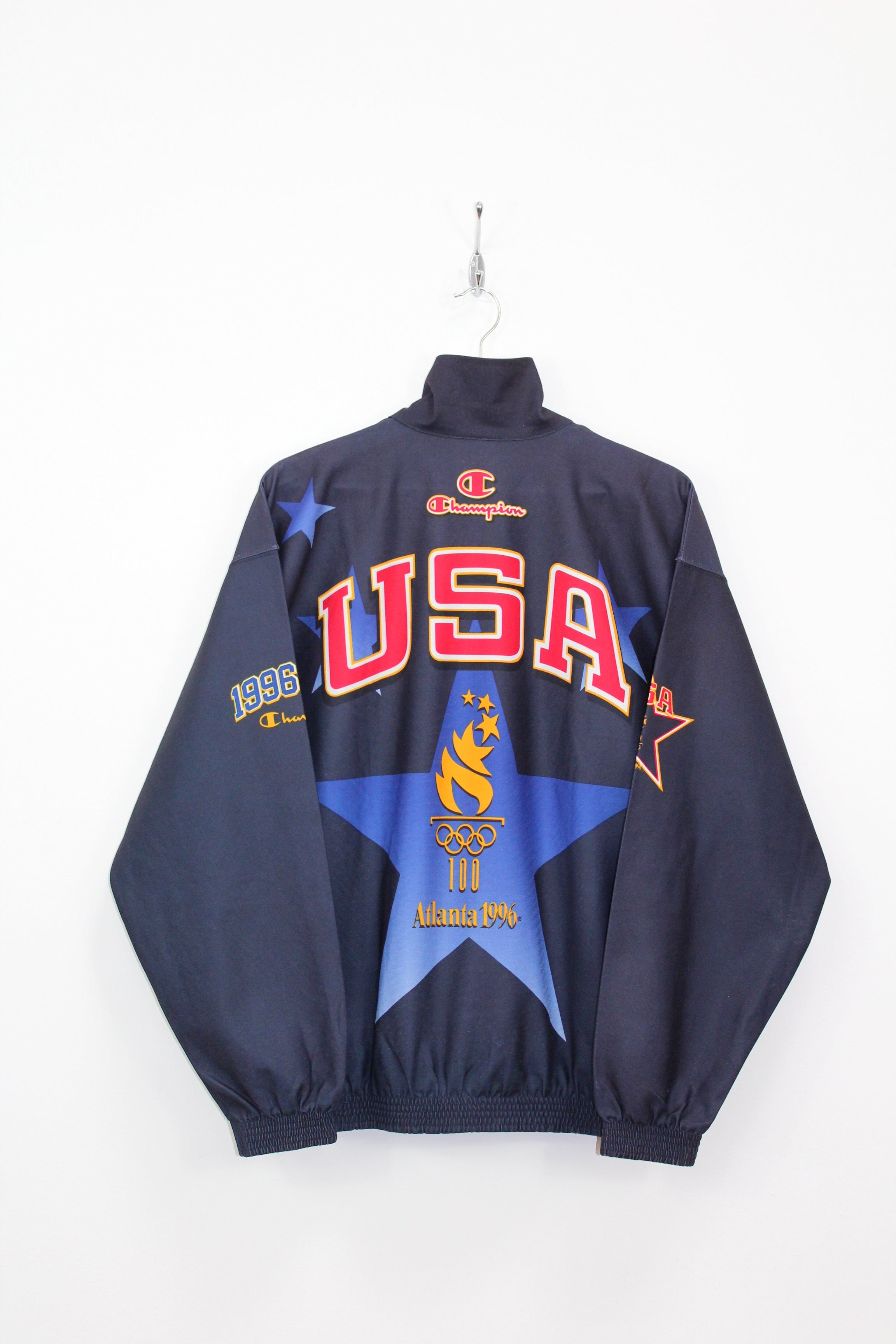 CHAMPION TEAM USA ATLANTA 1996 OLYMPICS GAME FULL TRACKSUIT MEDIUM Vintage80scasuals