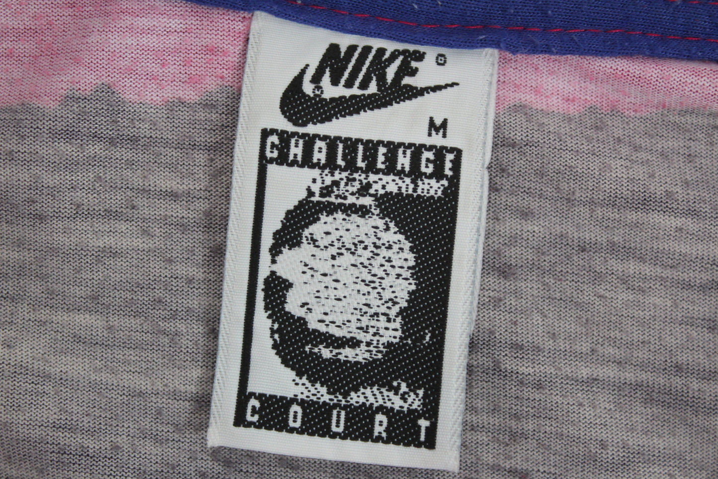 NIKE 90'S VINATGE AGASSI CHALLENGE COURT DAVIS CUP 1991 TENNIS POLO SHIRT MEDIUM
