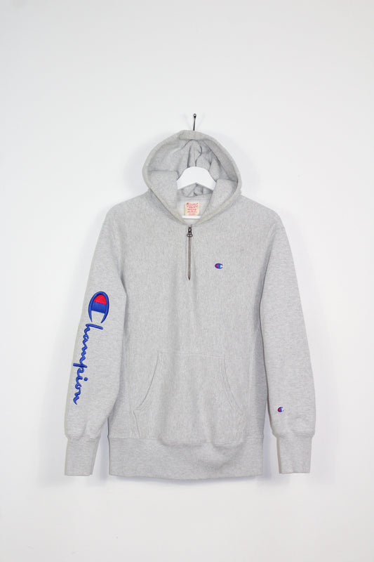 VINTAGE CHAMPION REVERSE WEAVE WARM UP HOODIE SWEATSHIRT MEDIUM