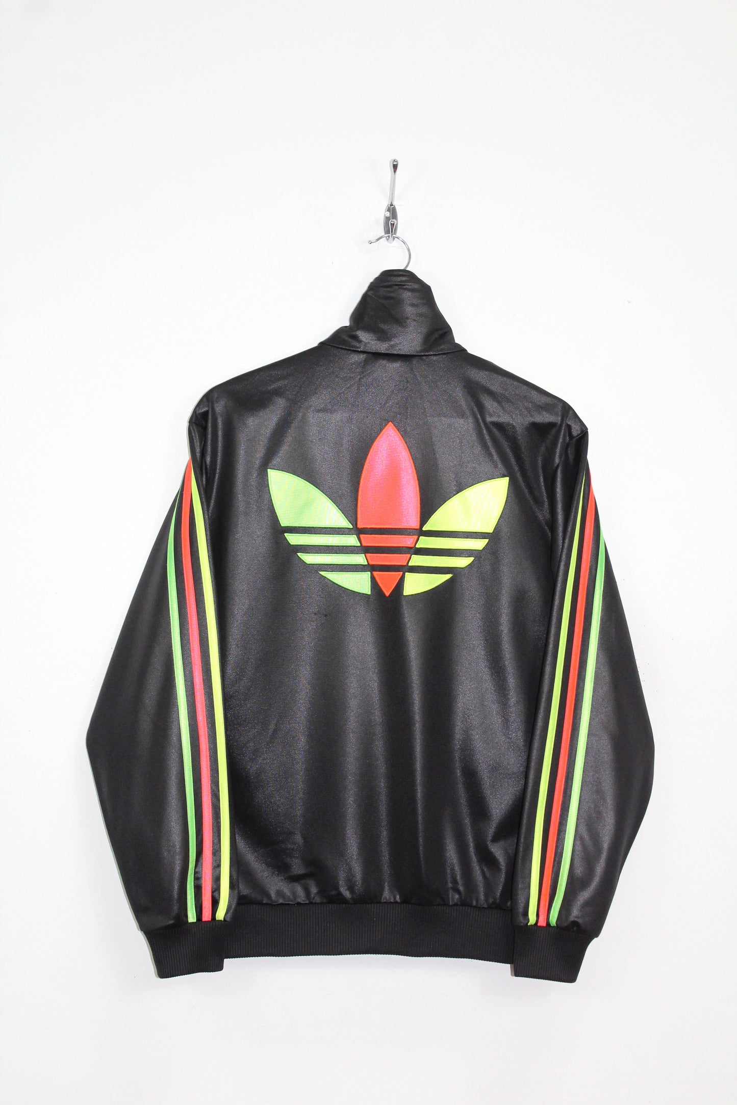 ADIDAS CHILE 62 SHINY SUPERSTAR RASTA TRACKSUIT TOP JACKET SMALL
