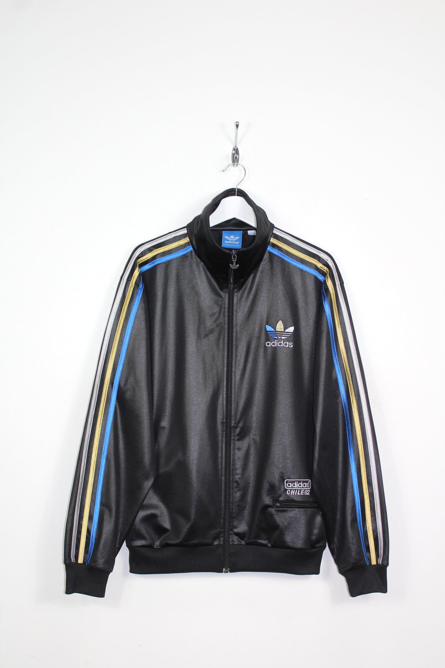 ADIDAS CHILE 62 SHINY SUPERSTAR TRACKSUIT TOP JACKET MEDIUM
