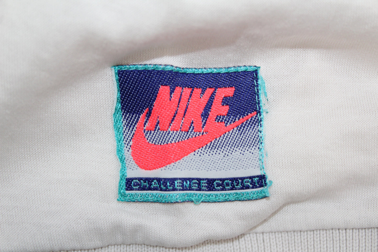 NIKE 90'S VINATGE AGASSI CHALLENGE COURT 1990 TENNIS POLO SHIRT MEDIUM