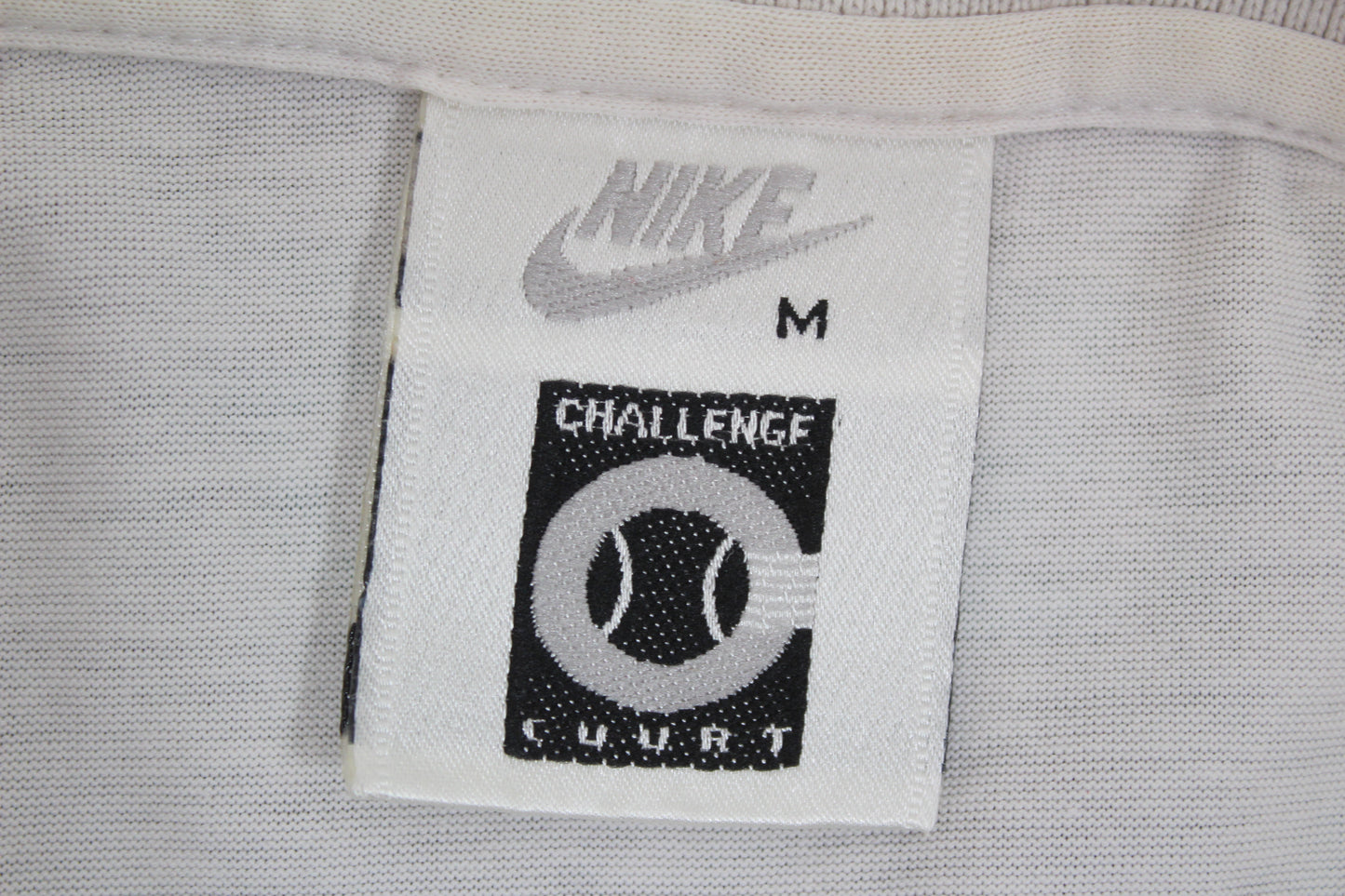 NIKE 90'S VINATGE AGASSI CHALLENGE COURT 1990 TENNIS POLO SHIRT MEDIUM