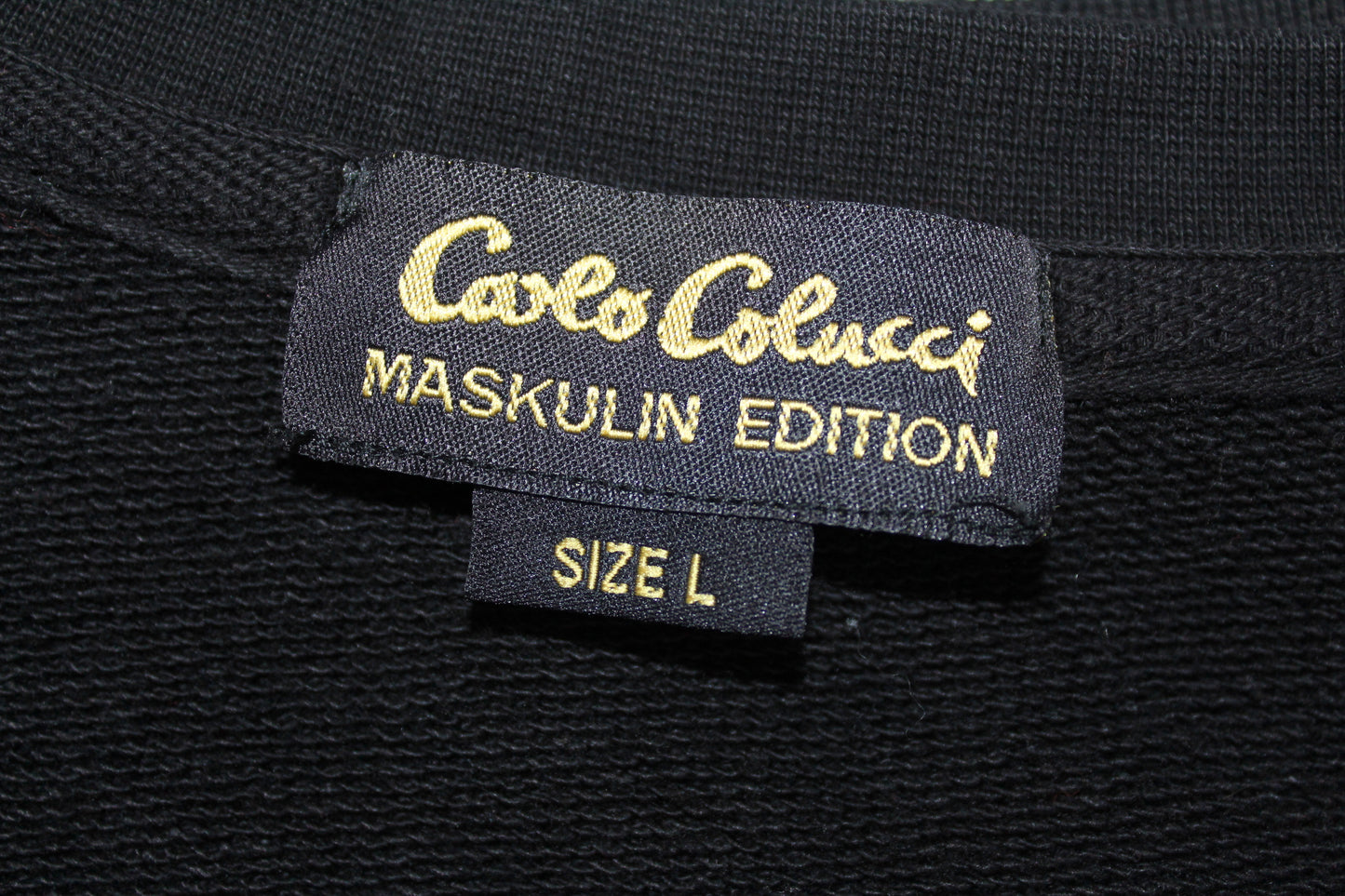 MASKULIN CARLO COLUCCI LIMITED EDITION CREW NECK SWEATSHIRT LARGE