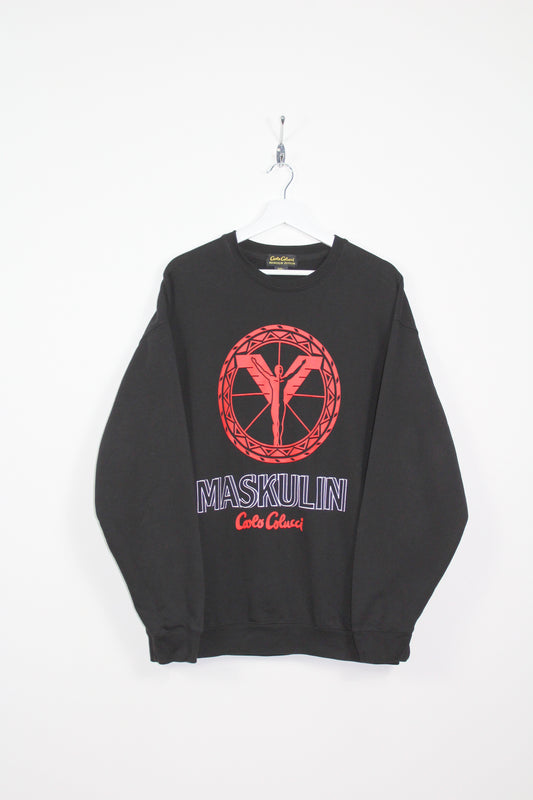 MASKULIN CARLO COLUCCI LIMITED EDITION CREW NECK SWEATSHIRT LARGE