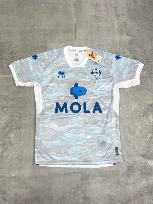 COMO 2022-23 ERREA AWAY FOOTBALL SHIRT MEDIUM