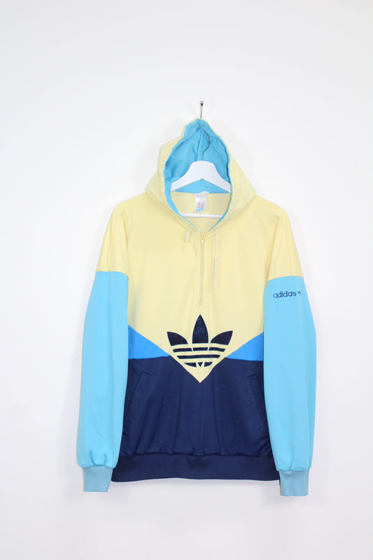 ADIDAS 80'S VINTAGE COLORADO HOODIE TRACKSUIT TOP JACKET LARGE
