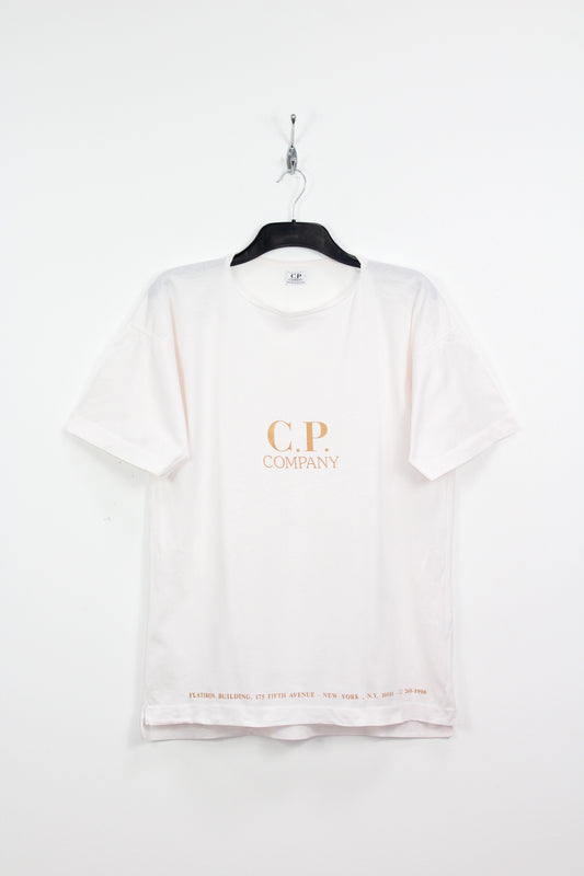 CP COMPANY IDEAS FROM MASSIMO OSTI 80'S VINTAGE SPELL OUT T-SHIRT MEDIUM