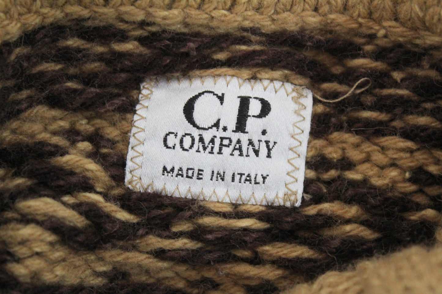 CP COMPANY AW 2003 VINTAGE ROLL NECK WOOL & SILK KNIT JUMPER LARGE