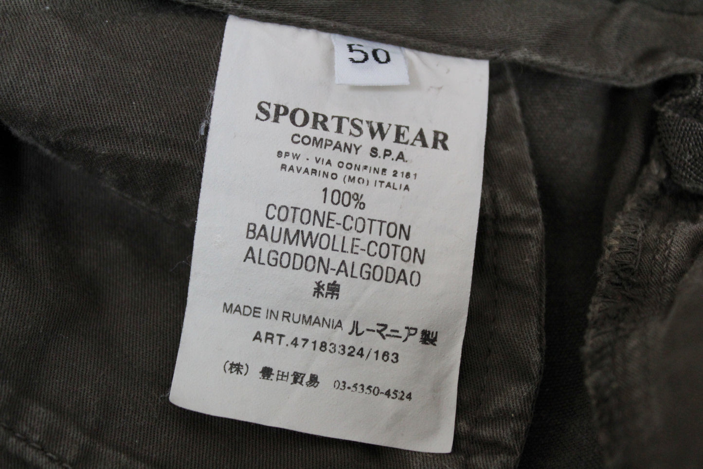 CP COMPANY AW 2007 CARPENTER  TROUSERS  W 34" x L 32"