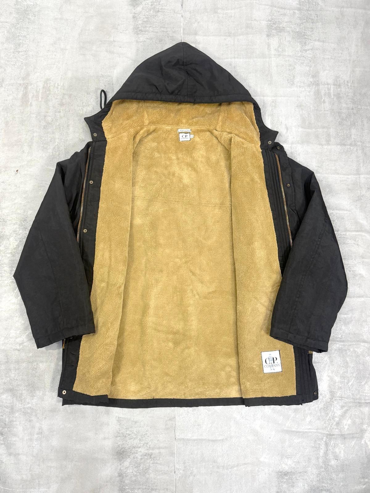 VINTAGE CP COMPANY AW 1995 FORMULA STEEL FLEECE LINED JACKET LARGE