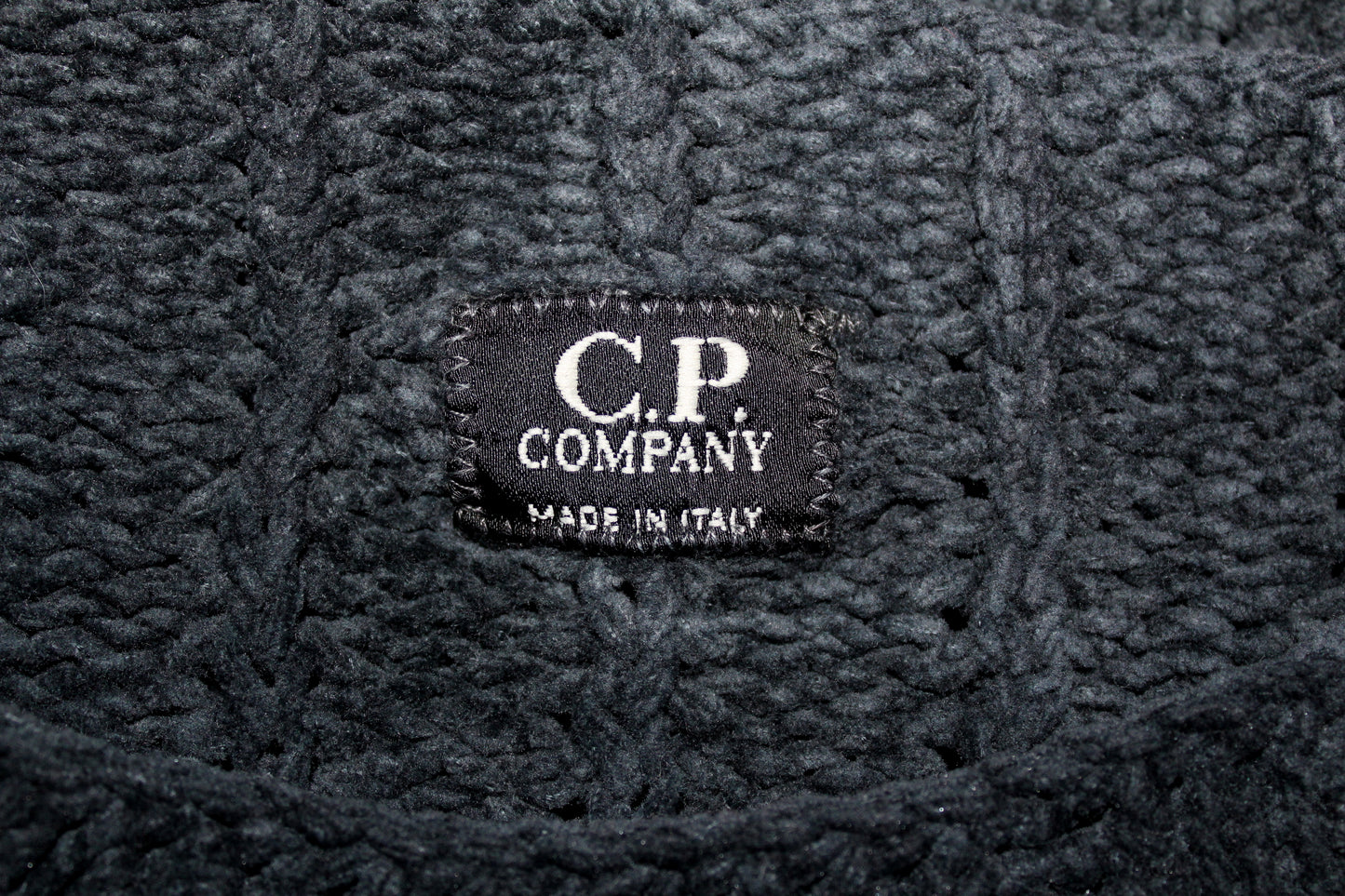 VINTAGE C.P. COMPANY AW 1996 COTTON KNIT JUMPER SMALL