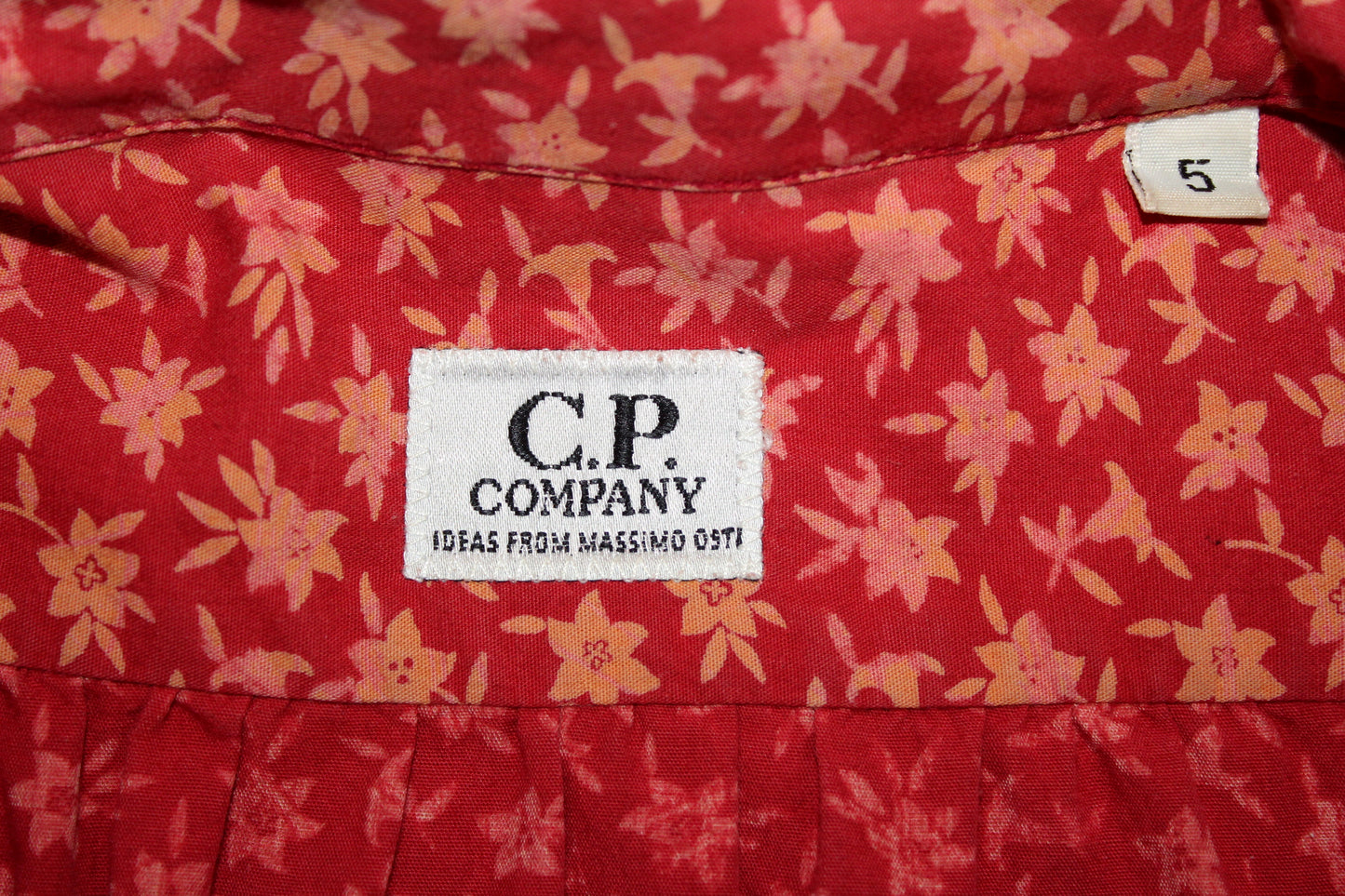 C.P. COMPANY IDEAS FROM MASSIMO OSTI 80'S VINTAGE SHORT SLEEVE PAISLEY SHIRT XL