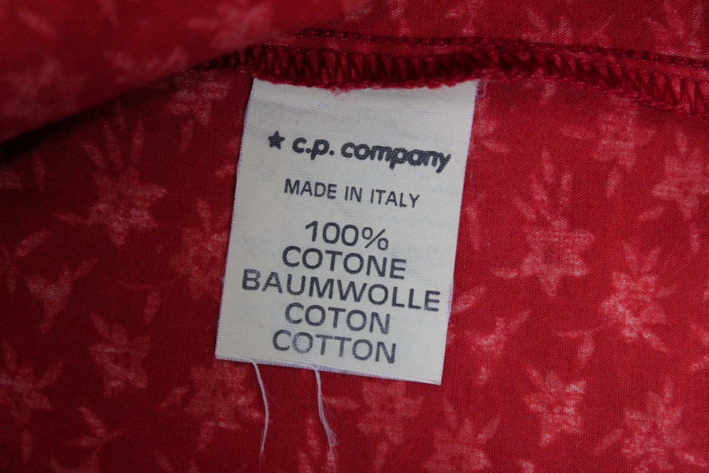 C.P. COMPANY IDEAS FROM MASSIMO OSTI 80'S VINTAGE SHORT SLEEVE PAISLEY SHIRT XL