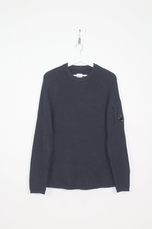 CP COMPANY RIBBED KNIT WOOL JUMPER MEDIUM